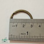 حلقه جاکلیدی ۳ سانتیمتری تخت زرد قلم (۵00 عدد) - تصویر 2
