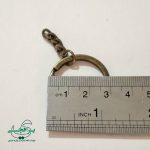 حلقه جاکلیدی ۳ سانتیمتری تخت زرد قلم با زنجیر (۵۰۰ عدد) - تصویر 2