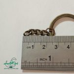 حلقه جاکلیدی ۳ سانتیمتری تخت زرد قلم با زنجیر (۵۰۰ عدد) - تصویر 3