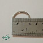 حلقه جاکلیدی ۳ سانتیمتری تخت نیکل (۵۰۰ عدد) - تصویر 2