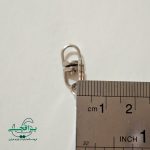حلقه جاکلیدی ۳ سانتیمتری تخت نیکل با زنجیر هرزگرد (۵۰۰ عدد) - تصویر 4
