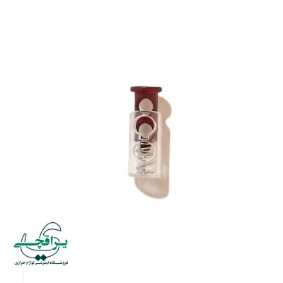 استوپر شفاف 8 میلیمتری زرشکی-001