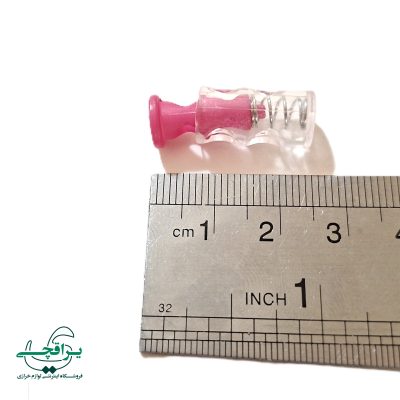 استوپر شفاف 8 میلیمتری صورتی-003