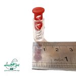 استوپر شفاف 8 میلیمتری قرمز-004
